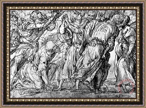 Titian Apostles Group Framed Painting