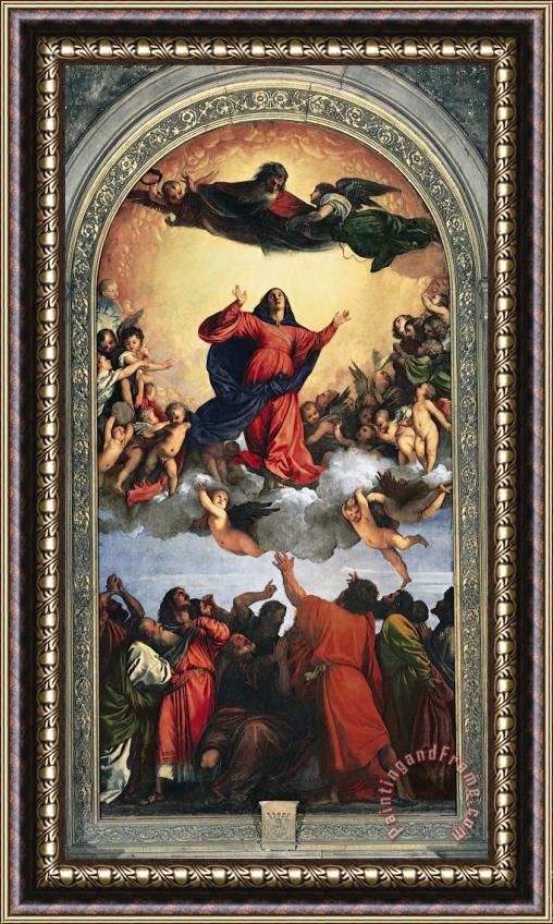 Titian Assumption of The Virgin Framed Print