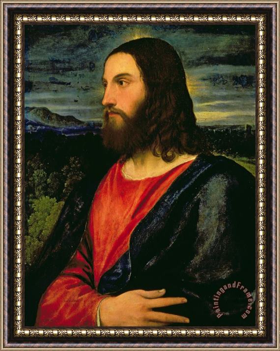 Titian Christ The Redeemer Framed Painting