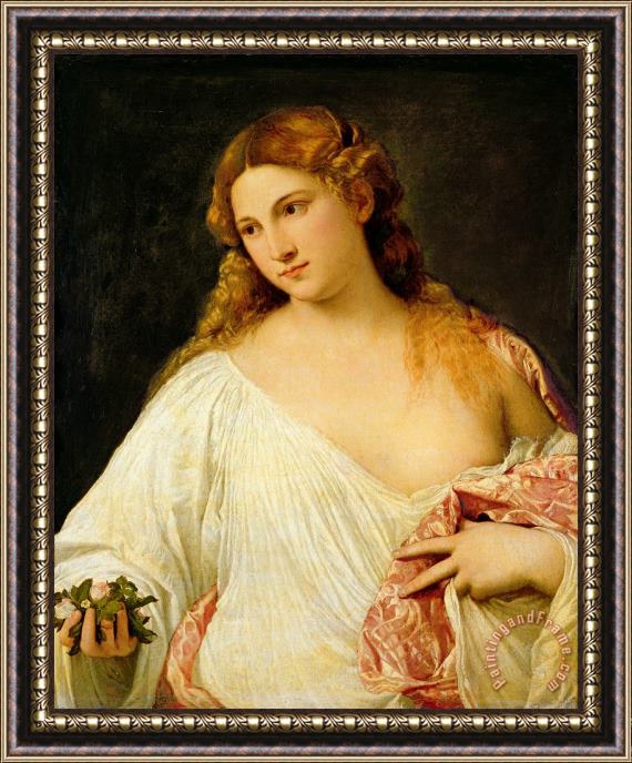 Titian Flora Framed Painting