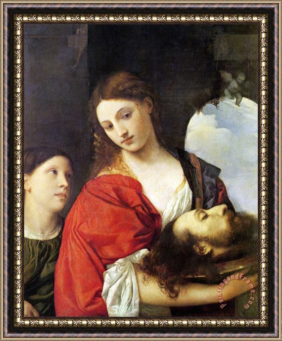 Titian Judith with The Head of Holofernes Framed Print
