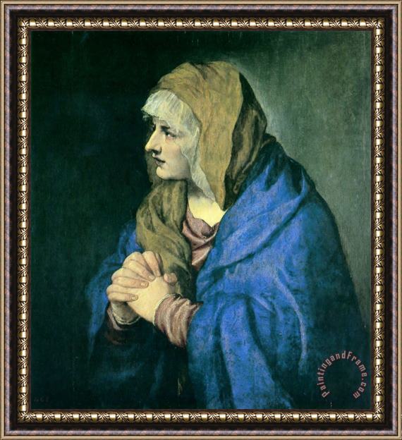 Titian Mater Dolorosa Framed Painting