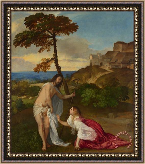 Titian Noli Me Tangere Framed Painting