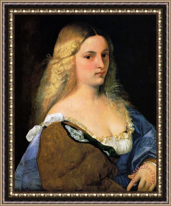 Titian Violante Framed Print