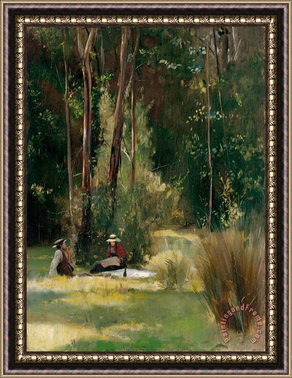 Tom Roberts A Sunday Afternoon Framed Print