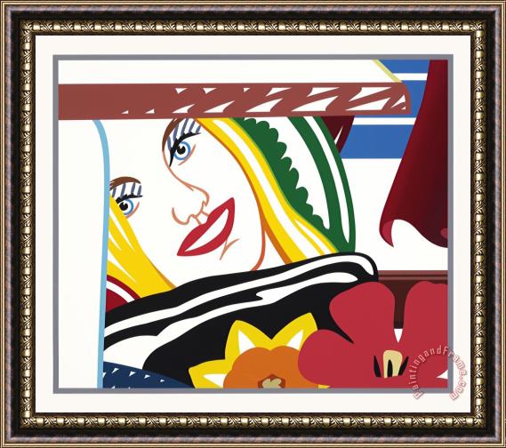 Tom Wesselmann From Bedroom Painting #41, 1990 Framed Painting