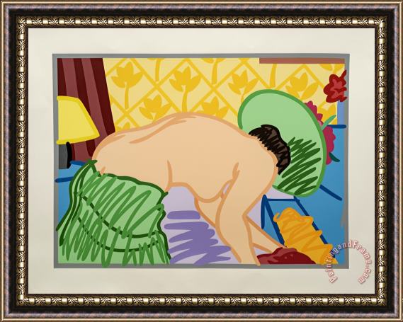 Tom Wesselmann Judy Trying on Clothes, Ca. 1997 Framed Print