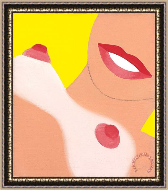 Tom Wesselmann Little Great American Nude #29, 1965 Framed Painting