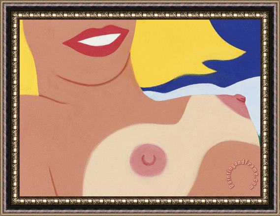 Tom Wesselmann Study for 18 Year Old on The Beach, 1983 Framed Painting