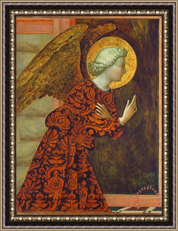 Tommaso Masolino da Panicale The Archangel Gabriel Framed Print