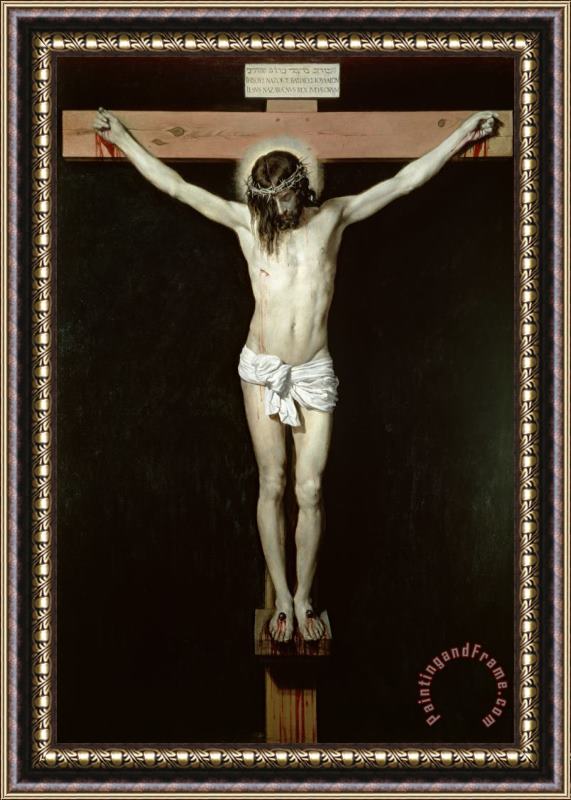 Velazquez Christ on the Cross Framed Painting