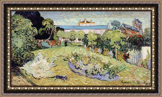 Vincent van Gogh Daubigny's Garden Framed Print