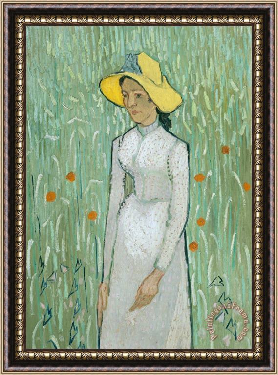 Vincent van Gogh Girl In White Framed Print