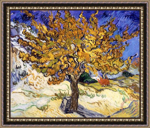 Vincent van Gogh Mulberry-tree Framed Painting