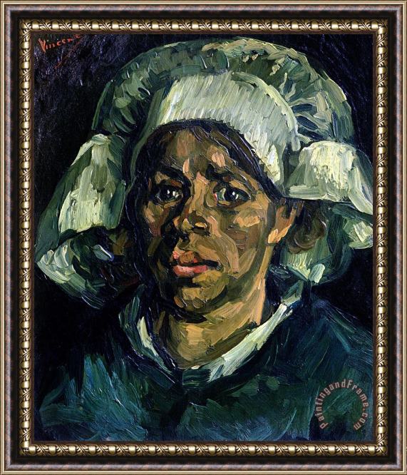 Vincent van Gogh Peasant Woman Framed Painting