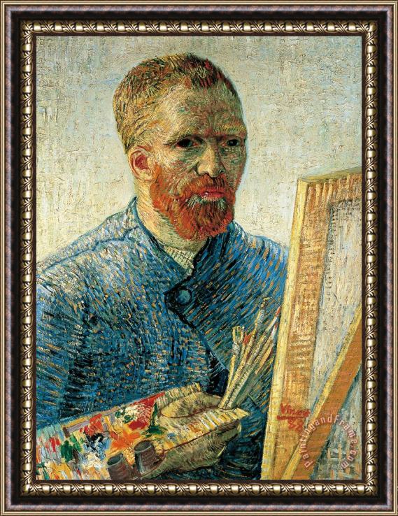 Vincent van Gogh Self Portrait Framed Painting