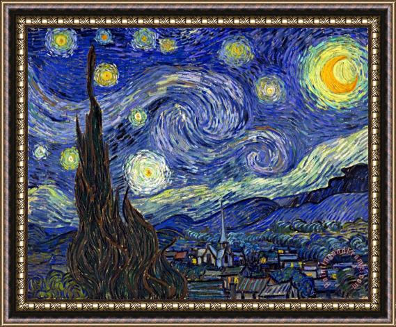 Vincent van Gogh Starry Night Framed Print