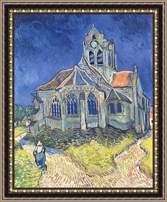 Vincent van Gogh The Church at Auvers sur Oise Framed Painting