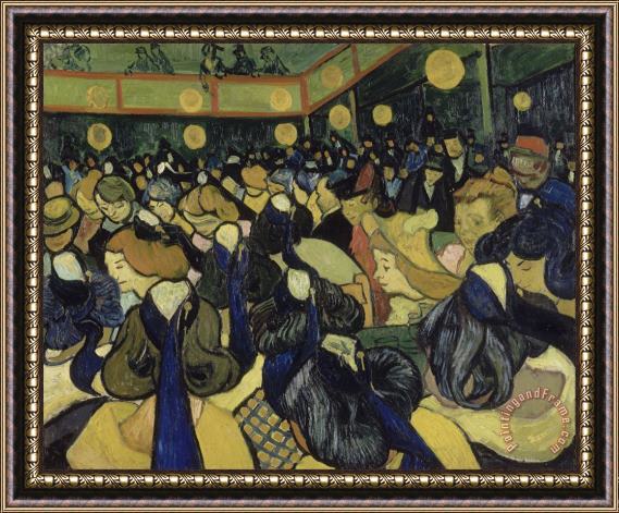 Vincent van Gogh The Dance Hall In Arles Framed Painting
