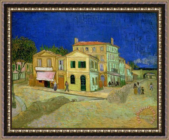 Vincent van Gogh The Yellow House Framed Print