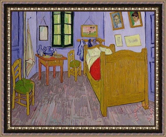 Vincent van Gogh Van Goghs Bedroom at Arles Framed Print