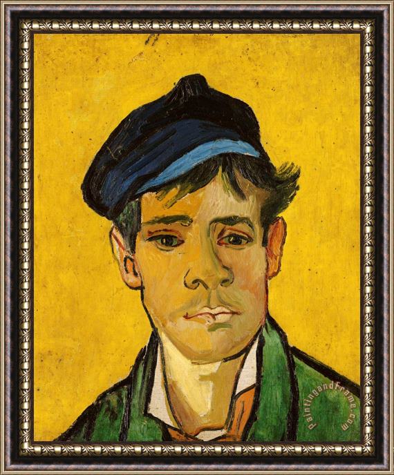 Vincent van Gogh Young Man With A Hat Framed Print