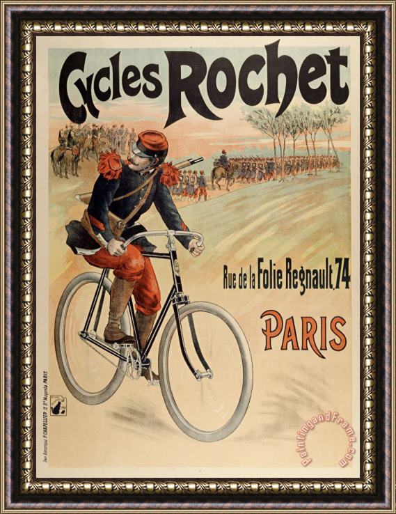 Vintage Images Cycles Rochet Framed Print