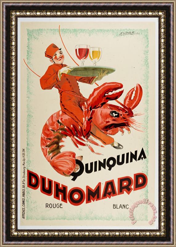 Vintage Images Duhomard Framed Print