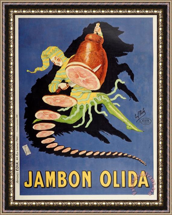 Vintage Images Jambon Olida Framed Print
