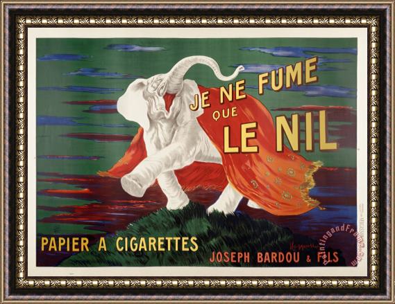 Vintage Images Papier A Cigarettes Framed Painting