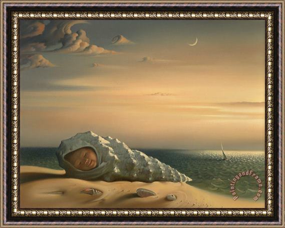 Vladimir Kush Born From The Sea Framed Painting