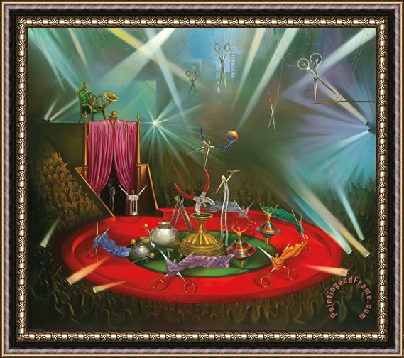 Vladimir Kush Cirque Du Metal Framed Painting