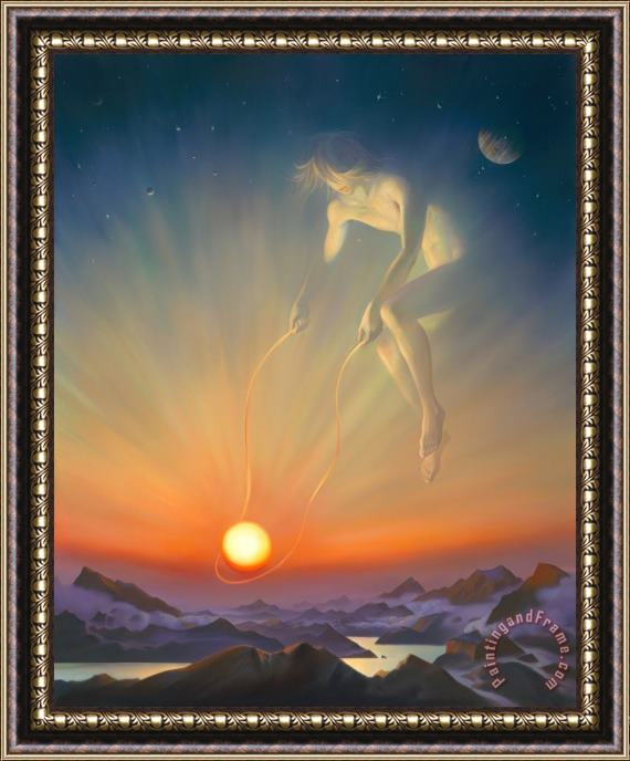 Vladimir Kush Cosmic Envoy Framed Painting