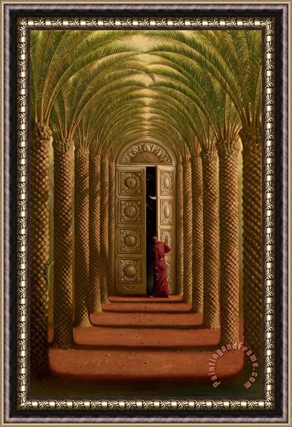 Vladimir Kush Doors of The Night Framed Painting