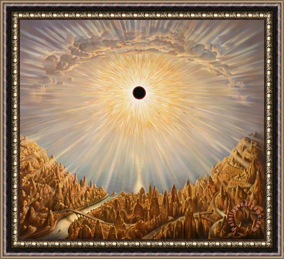 Vladimir Kush Eclipse Framed Painting
