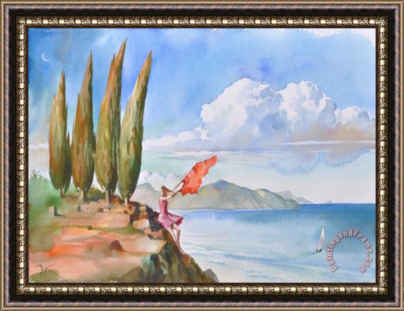 Vladimir Kush Favorable Wind Framed Painting