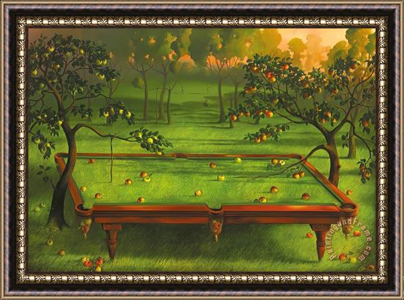 Vladimir Kush Garden Pool Framed Painting