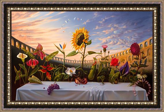 Vladimir Kush Last Supper Framed Painting