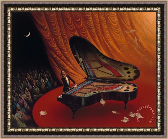 Vladimir Kush Moonlight Sonata Framed Painting