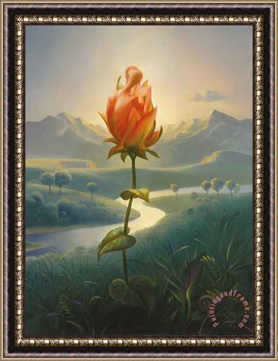 Vladimir Kush Morning Blossom Framed Print