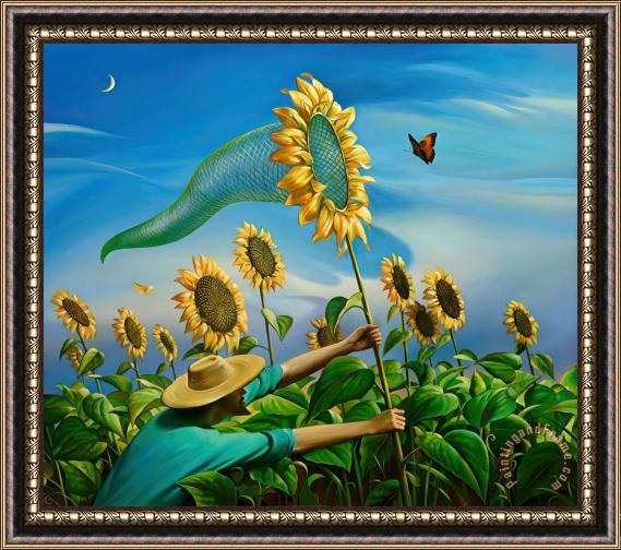 Vladimir Kush One Day in The Life Framed Painting