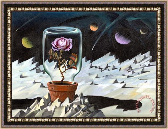 Vladimir Kush Prince And Rose Framed Painting
