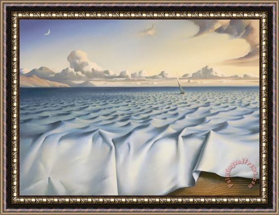 Vladimir Kush Ripples on The Ocean Framed Painting