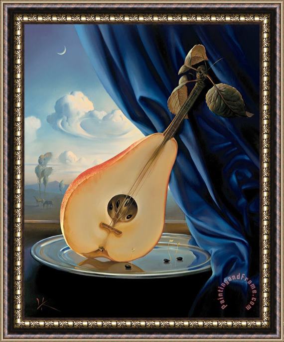 Vladimir Kush Still Life with Mandolin Framed Painting