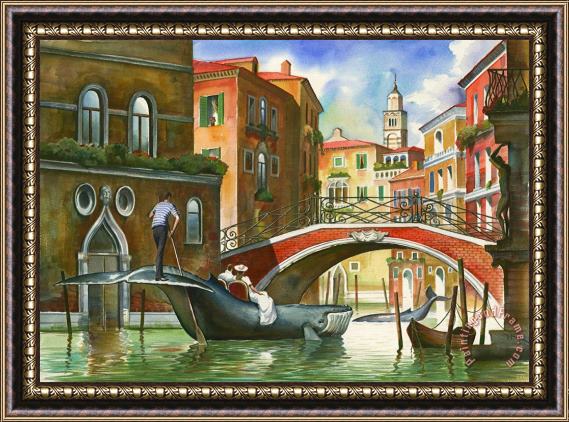 Vladimir Kush Venetian Season Framed Painting