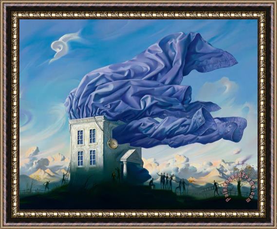 Vladimir Kush Wind Framed Painting