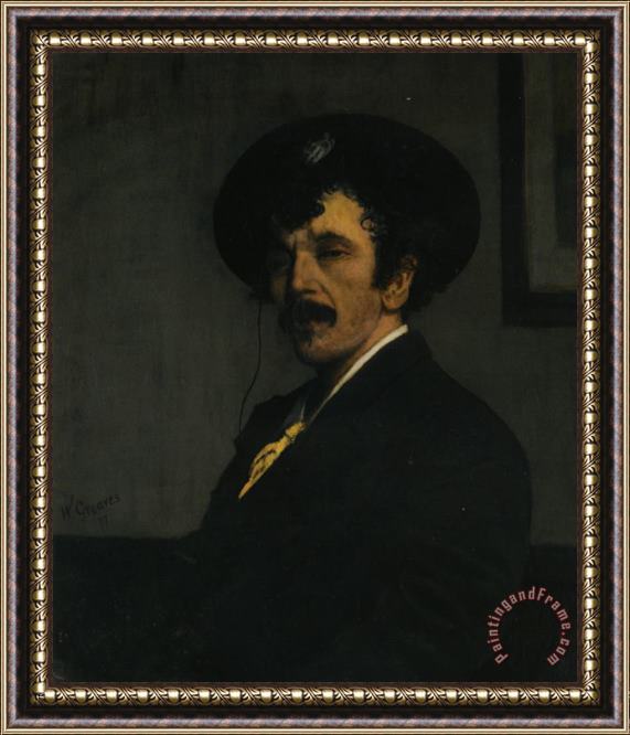 Walter Greaves Portrait of James Abbott Framed Print