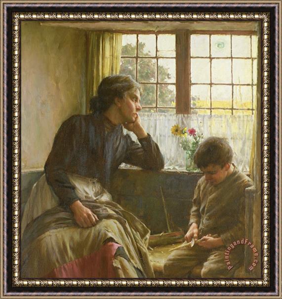 Walter Langley Tender Grace of a Day that is Dead Framed Painting