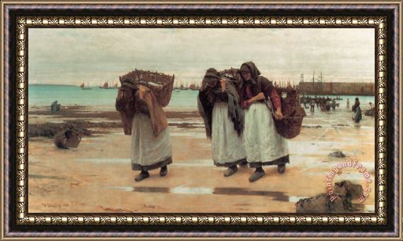 Walter Langley The Breadwinners Framed Painting