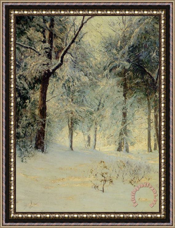 Walter Launt Palmer Sunshine After a Snowstorm Framed Painting